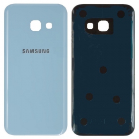 Samsung A320 Galaxy A3 2017 achterklep lichtblauw (blue mist) (gebruikt grade C, origineel)