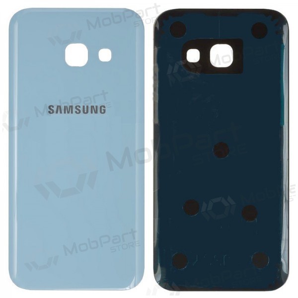 Samsung A320 Galaxy A3 2017 achterklep lichtblauw (blue mist) (gebruikt grade C, origineel)