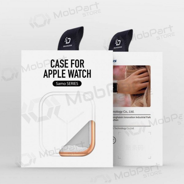 Apple Watch 45mm LCD schermbeschermer / hoesje - Dux Ducis Samo (roze)