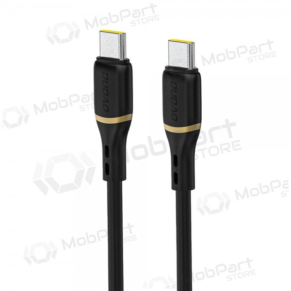 USB-C kabel Dudao L25C USB-C naar USB-C 1 m 60 W zwart