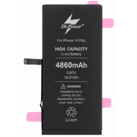 Apple iPhone 14 Plus batterij, accu Di-Power 4860 mAh (verhoogde capaciteit)