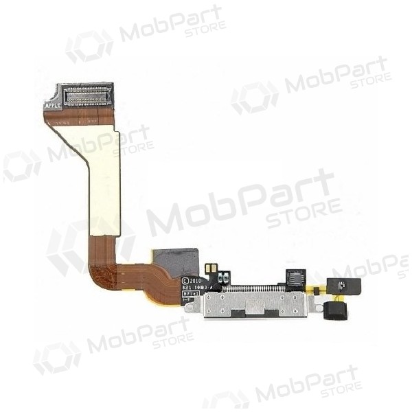 Apple iPhone 4 oplaadpoort connector (zwart) (gebruikt, origineel)[1][2][3]