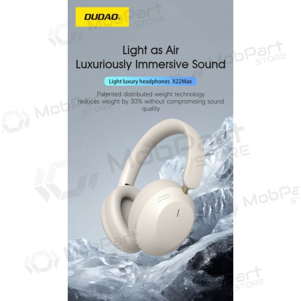 Draadloze hoofdtelefoon met microfoon Dudao X22Max Bluetooth zwart
