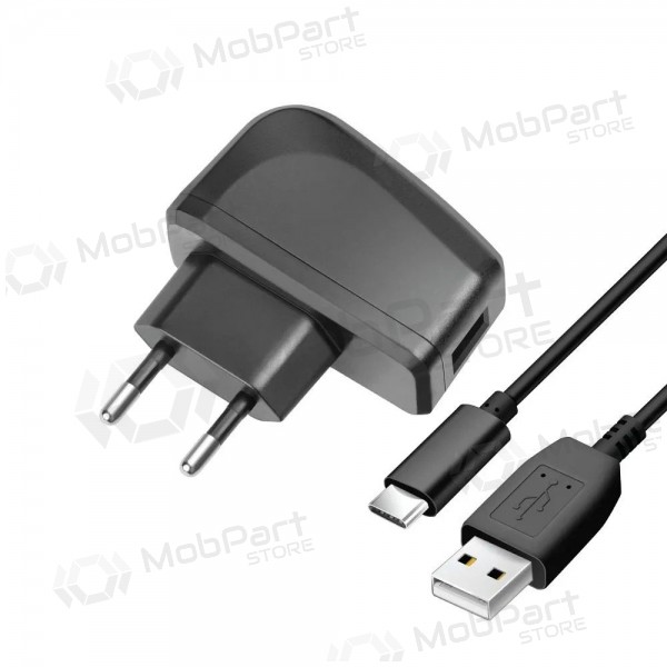 Telefoonoplader Blue Star TFK-TC-1095B 10 W USB-A met USB-A naar USB-C kabel zwart