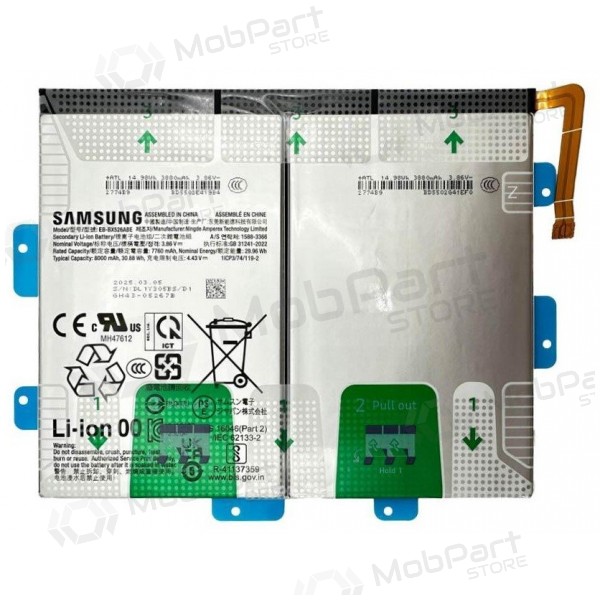 Samsung Galaxy Tab S10 FE batterij, accu (origineel)