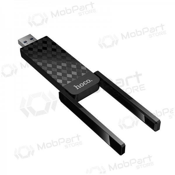 USB Wi-Fi-adapter Hoco HI34 USB 3.0 Wi-Fi 6 zwart