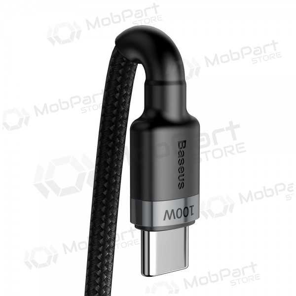 USB-C kabel Baseus Cafule CATKLF-ALG1 USB-C naar USB-C 2 m 100 W zwart