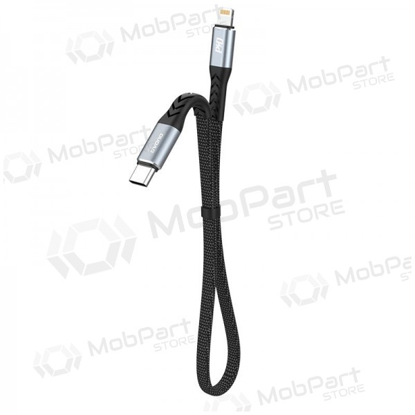 Lightning-kabel Dudao L10P USB-C naar Lightning 0.23 m 20 W zwart