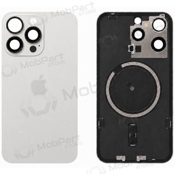 Apple iPhone 15 Pro Max achterkant (wit) (Premium)