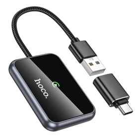 CarPlay-adapter Hoco HU1 draadloos zwart
