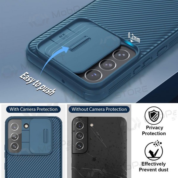 Samsung Galaxy S23 FE hoesje Nillkin CamShield Pro (blauw)