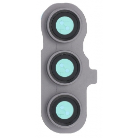 Samsung Galaxy S23 FE cameraglas (met frame) (zwart)