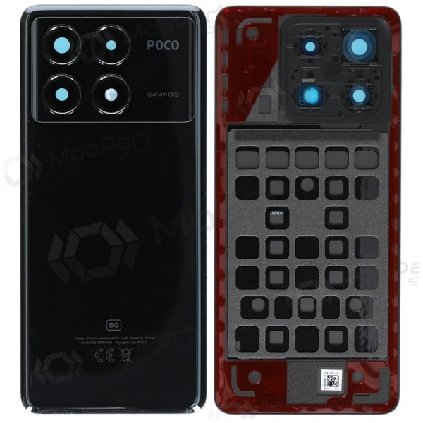 Xiaomi POCO X6 Pro 5G achterkant (zwart) (origineel)