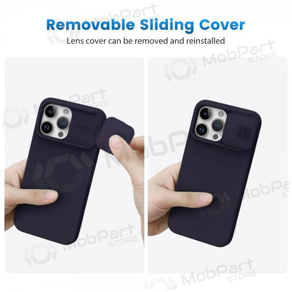 Apple iPhone 14 hoesje - Nillkin Silicone (donkerpaars)