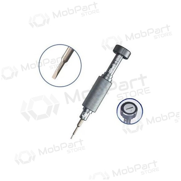 Platte schroevendraaier (-) 1,0 mm Mechanic iShell Mortar Mini