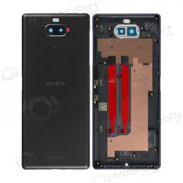 Sony Xperia 10 Accudeksel achterkant (zwart) (origineel, gebruikt, graad C)