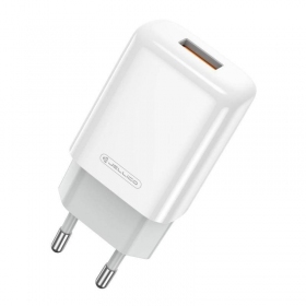 Lader buitinis Jellico EU01 2.4A USB wit