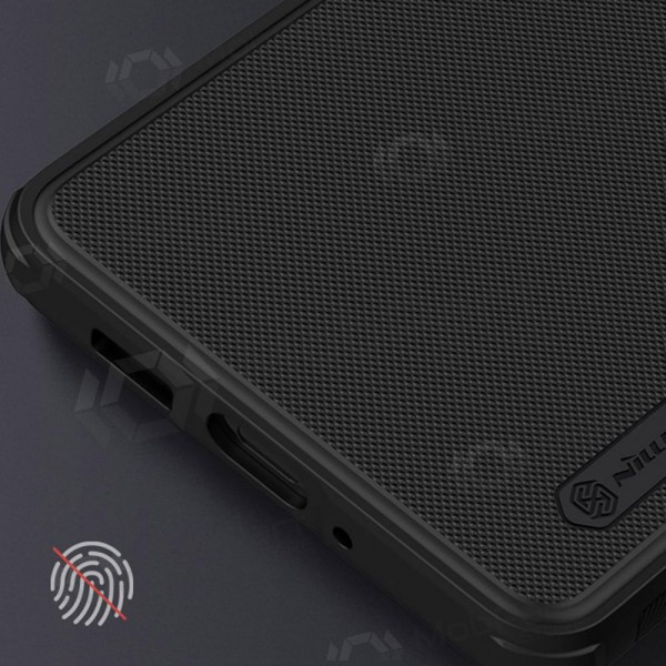 Xiaomi 13 Lite hoesje Nillkin Frosted Shield (zwart)