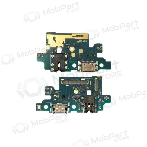 Samsung A405 Galaxy A40 2019 oplaadpoort en microfoonaansluiting (service pack) (origineel)
