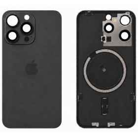 Apple iPhone 15 Pro Max achterkant (zwart) (Premium)