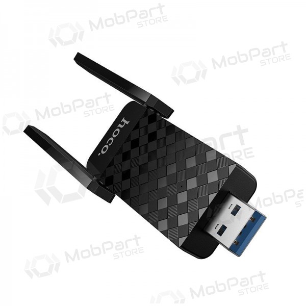 USB Wi-Fi-adapter Hoco HI34 USB 3.0 Wi-Fi 6 zwart