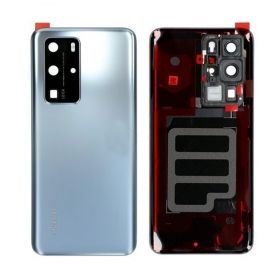 Huawei P40 Pro achterkant zilverachtig (Silver Frost) (gebruikt grade A, origineel)