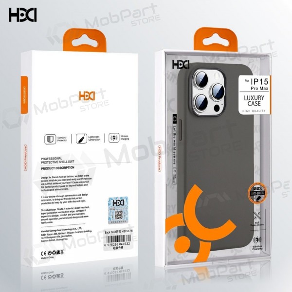 Hoesje HDD Silicone MagSafe Case Samsung S918 S23 Ultra 5G tamsiai grijs
