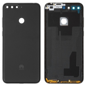 Huawei Y6 Prime 2018 achterkant (zwart) (gebruikt Grade C, origineel)