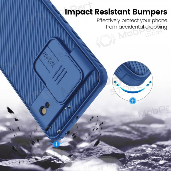 Google Pixel 7A hoesje - Nillkin CamShield Pro (blauw)