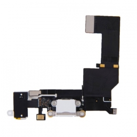 Apple iPhone SE oplaadpoort en microfoonconnector (wit)