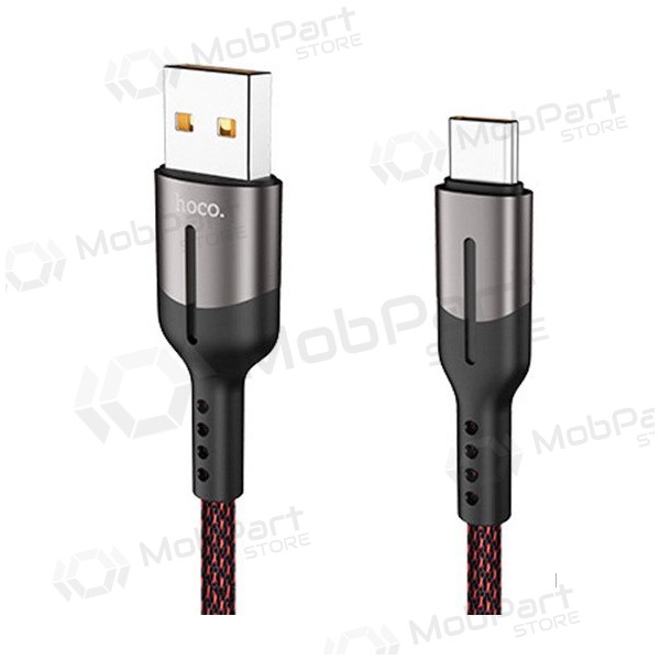 USB kabel HOCO U68 microUSB 4A 1.2m (zwart)