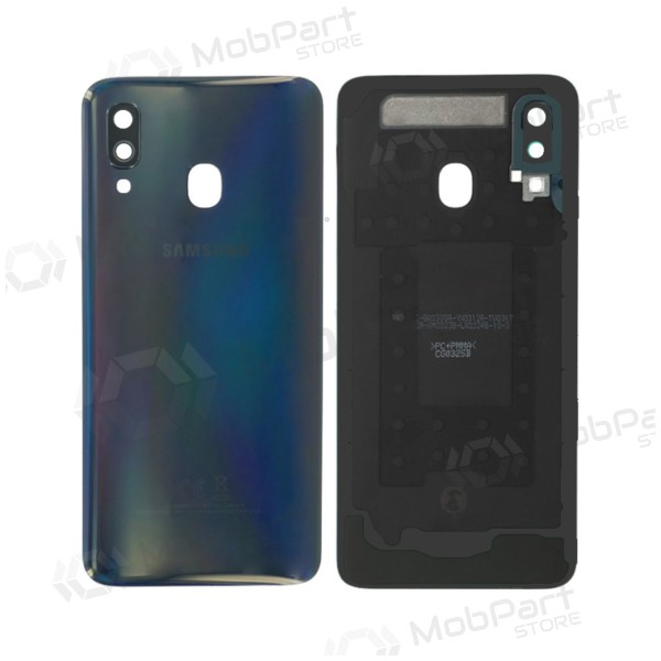Samsung A405 Galaxy A40 2019 Achterkant Batterij Cover (Zwart) (Gebruikt Grade B, Origineel)