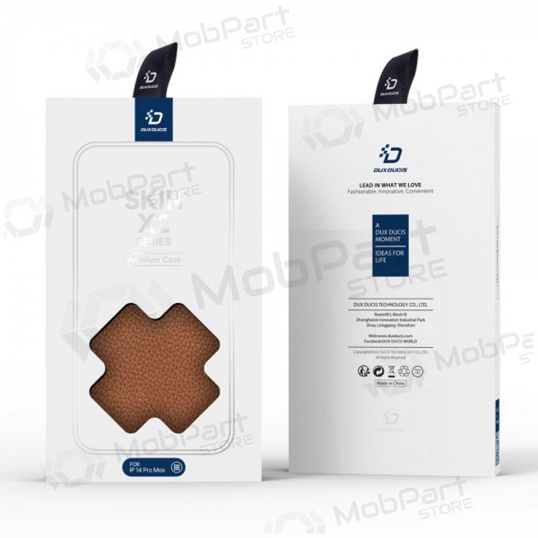 Xiaomi Redmi Note 12 Pro 5G / Poco X5 Pro 5G hoesje - Dux Ducis Skin X2 (bruin)