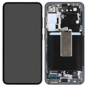 Samsung Galaxy S23 scherm (zwart) (met frame) (origineel)