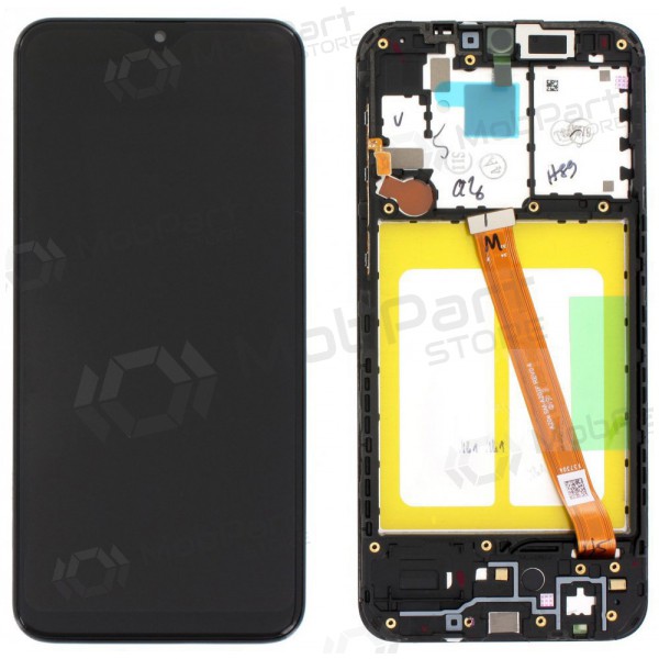 Samsung Galaxy A20e scherm (zwart) (met frame) (Premium)
