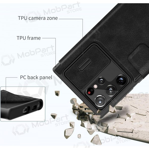 Samsung Galaxy S23 FE hoesje - Nillkin Leather (zwart)