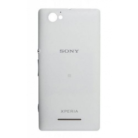 Sony Xperia M Achterkant Batterijklep (Wit) (Gebruikt, Grade A, Origineel)