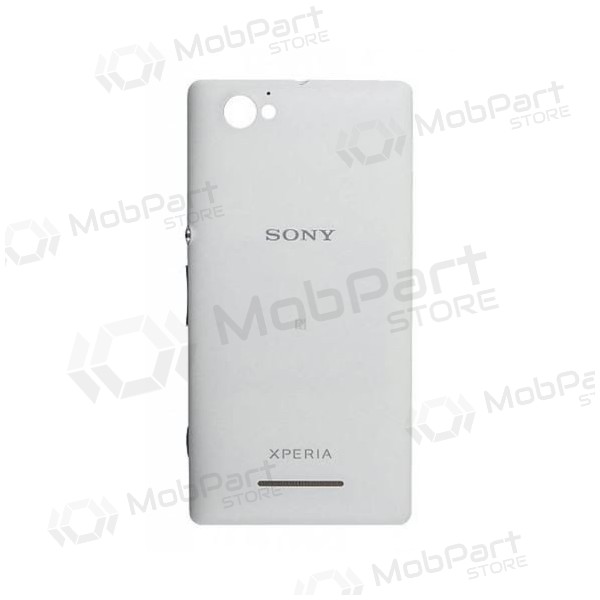 Sony Xperia M Achterkant Batterijklep (Wit) (Gebruikt, Grade A, Origineel)