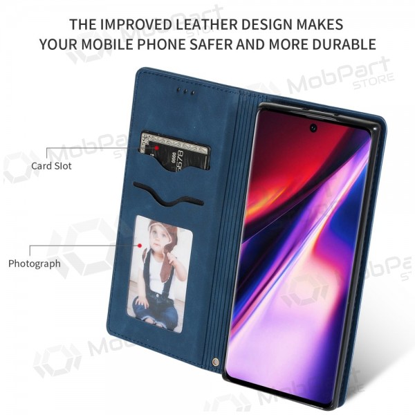 Samsung Galaxy A27 hoesje -Business Style- donkerblauw