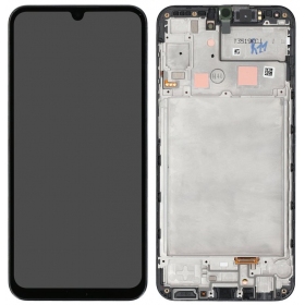 Samsung Galaxy A24 4G scherm (zwart) (met frame) (origineel)