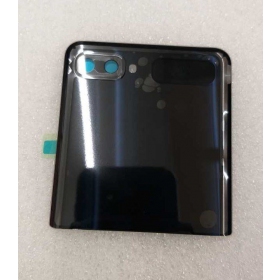 Samsung F700 Galaxy Z Flip achterkant batterijdeksel (zwart) (gebruikt grade B, origineel)