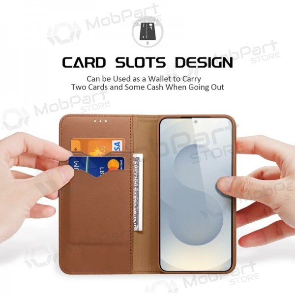 Samsung Galaxy S25 Edge hoesje - Dux Ducis Hivo (bruin)
