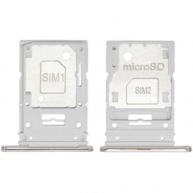 Samsung A536 Galaxy A53 5G SIM-kaarthouder (wit) (service pack) (origineel)