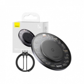 Draadloze oplader Baseus BS-W530 15 W Qi zwart