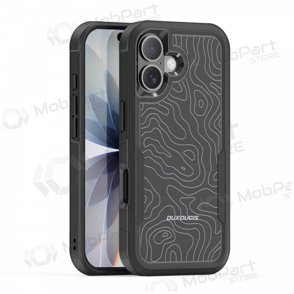 Apple iPhone 17 hoesje - Dux Ducis Shld - zwart (Contour Pattern)