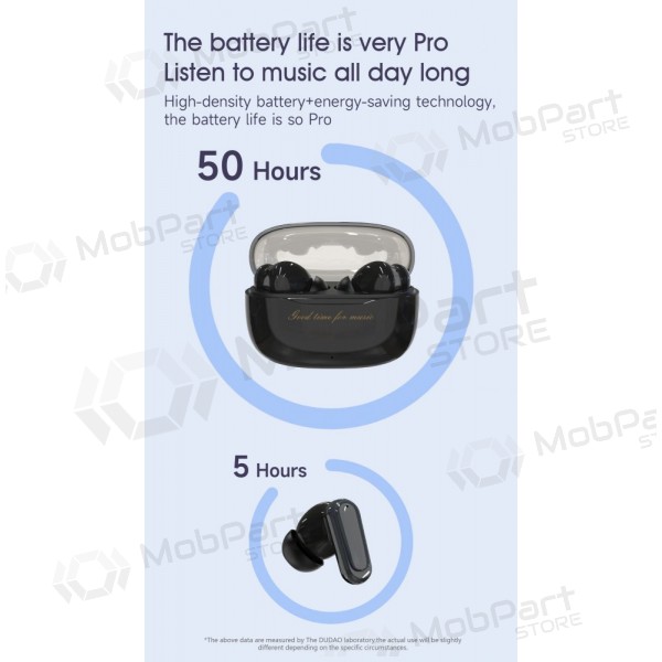Draadloze hoofdtelefoon met microfoon Dudao U8Pro Bluetooth USB-C wit