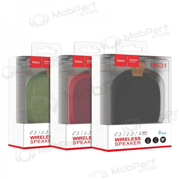 Bluetooth draagbare luidspreker Hoco BS31 (rood)