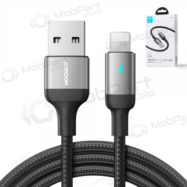 USB kabel Joyroom S-UL012A10 USB to Lightning 2.4A 1.2m zwart
