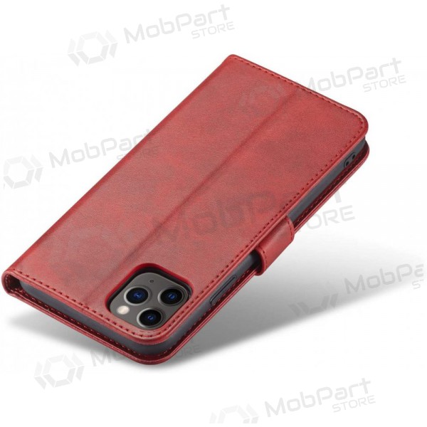Apple iPhone 16e hoesje - Wallet Case (rood)