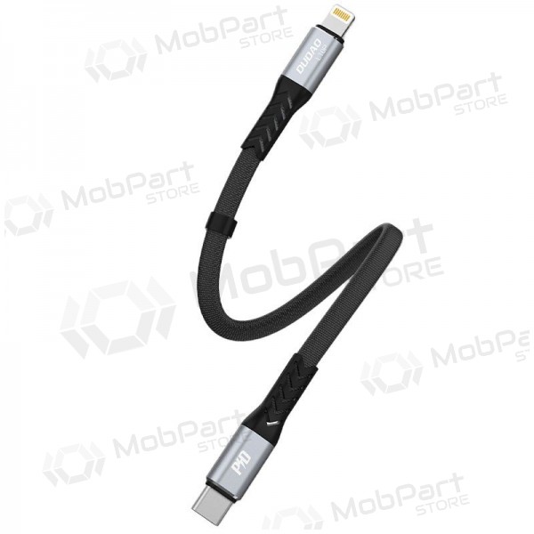 Lightning-kabel Dudao L10P USB-C naar Lightning 0.23 m 20 W zwart